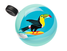 Dzwonek do roweru Electra graphic tukan niebieski
