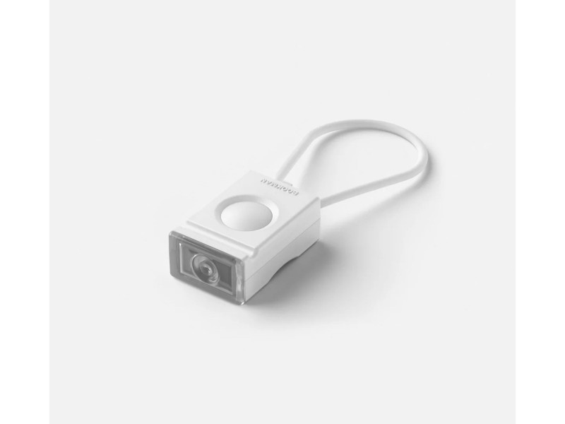 Przednia lampka rowerowa Bookman Block Light biała