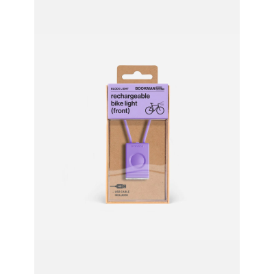 Przednia lampka rowerowa Block Light lawendowa