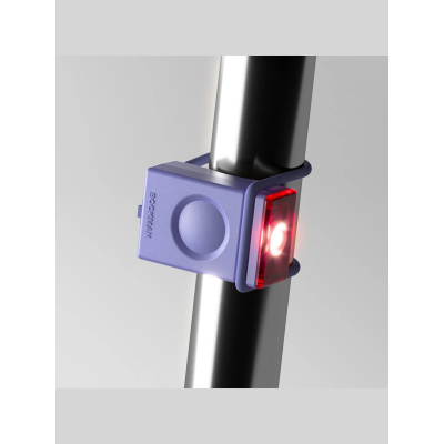 Tylna lampka rowerowa Bookman Block Light lawendowa