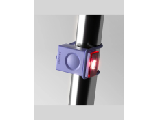 Tylna lampka rowerowa Bookman Block Light lawendowa