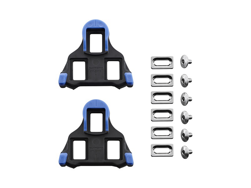 Bloki do pedałów Shimano SM-SH 12 SPD-SL czarno-niebieskie