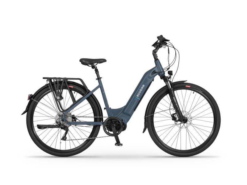 Rower elektryczny Ecobike D1 Trekking 14Ah granatowy