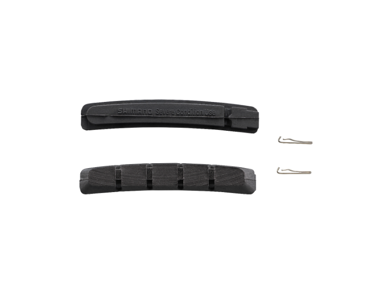 Klocki hamulcowe z wymiennymi okładzinami M70R2 do jazdy w trudnych warunkach i sworznie mocujące (para)