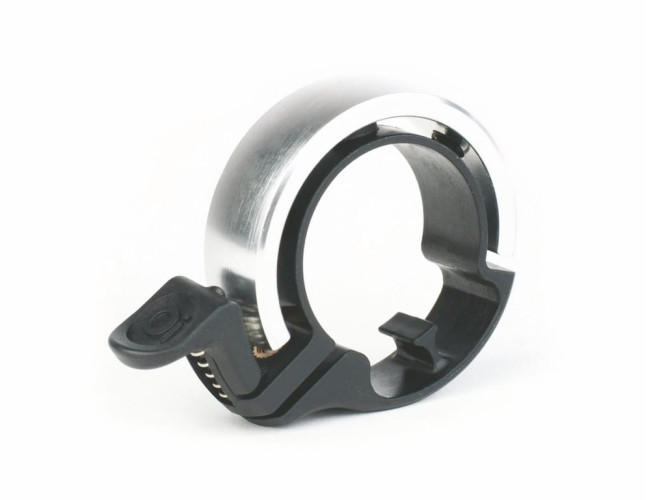 Dzwonek rowerowy Knog Oi Classic duży srebrny