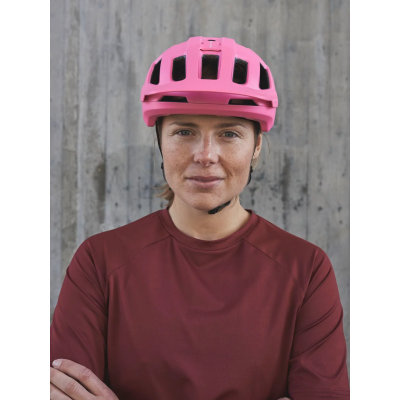 Kask rowerowy POC Axion actinium pink matt