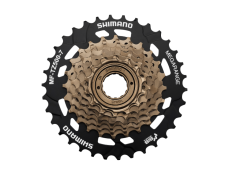 Wolnobieg wielorzędowy Shimano MF-TZ500-7 7 rzędów 14–16–18–20–22–24–34T Bez osłoną szprych
