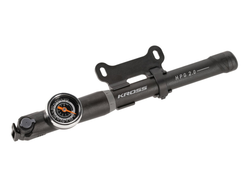 Pompka rowerowa z manometrem Kross HPG 2.0 czarna