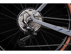 Rower Gravel Kross Esker 7.0 szaro-granatowo połysk 2025