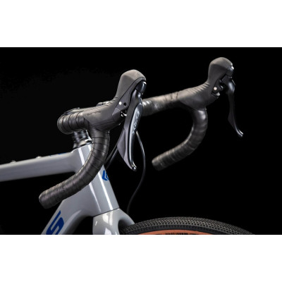 Rower Gravel Kross Esker 7.0 szaro-granatowo połysk 2025