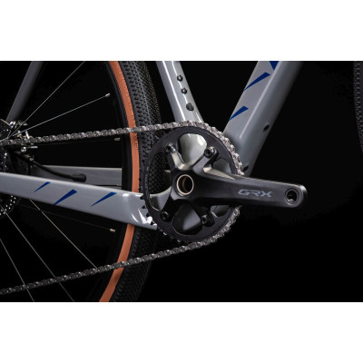 Rower Gravel Kross Esker 7.0 szaro-granatowo połysk 2025