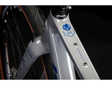 Rower Gravel Kross Esker 7.0 szaro-granatowo połysk 2025