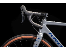 Rower Gravel Kross Esker 7.0 szaro-granatowo połysk 2025