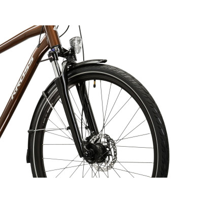 Rower Trekkingowy Kross Trans 5.0 męski brązowo-srebrny połysk 2025