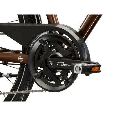 Rower Trekkingowy Kross Trans 5.0 męski brązowo-srebrny połysk 2025