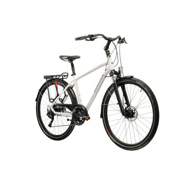 Rower Trekkingowy Kross Trans 5.0 męski szaro-granatowy połysk 2025