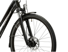 Rower Trekkingowy Kross Trans 4.0 damski czarno-srebrny połysk