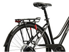 Rower Trekkingowy Kross Trans 4.0 damski czarno-srebrny połysk