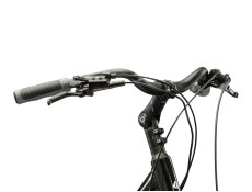 Rower Trekkingowy Kross Trans 4.0 damski czarno-srebrny połysk