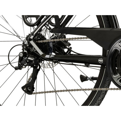 Rower Trekkingowy Kross Trans 4.0 damski czarno-srebrny połysk