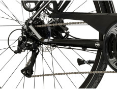 Rower Trekkingowy Kross Trans 4.0 damski czarno-srebrny połysk