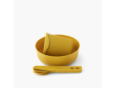 Zestaw naczyń dla jednej osoby Sea to Summit Passage żółty