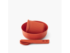 Zestaw naczyń dla jednej osoby Sea to Summit Passage pomarańczowy