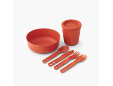 Zestaw naczyń dla jednej osoby Sea to Summit Passage pomarańczowy