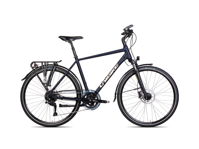 Rower trekkingowy Unibike Expedition męski granatowy 2026