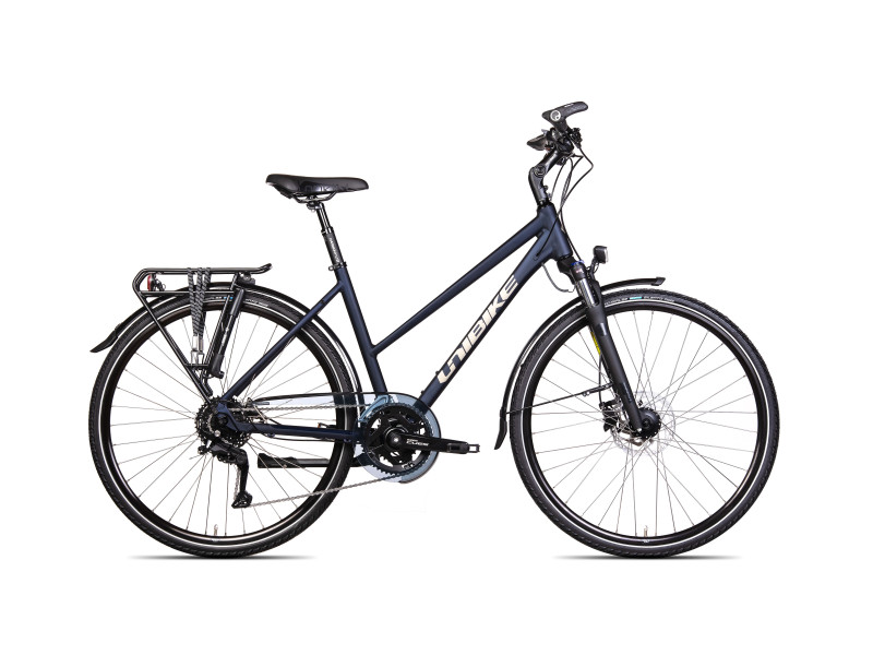 Rower trekkingowy Unibike Expedition damski granatowy 2026