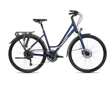 Rower trekkingowy Unibike Voyager damski granatowy 2025