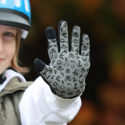 Rękawiczki ocieplane woom warm tens czarne