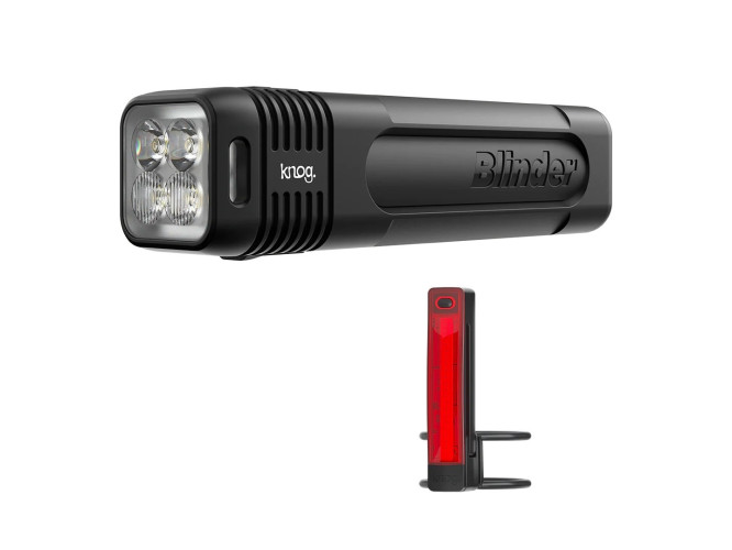 Lampa Knog Blinder Pro 600 + Knog Plus tył