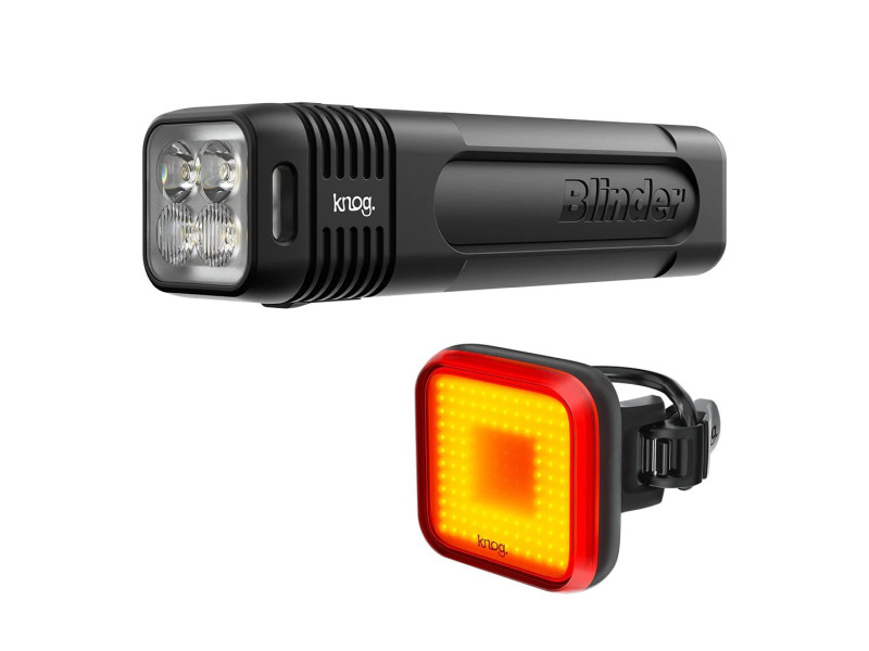 Lampa Knog Blinder Pro 900 + Blinder Square tył