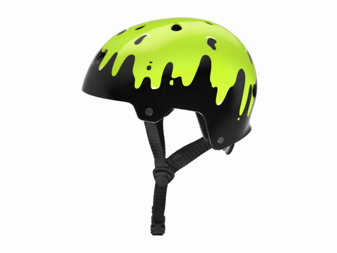 Kask lifestylowy Electra Slime czarno-zielony