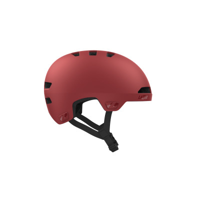 Kask rowerowy miejski Lazer Maze JR Kineticore matte ruby red