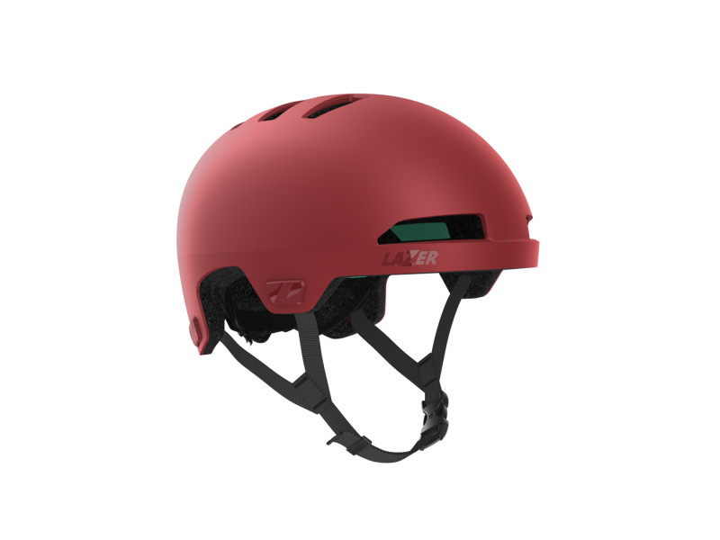 Kask rowerowy miejski Lazer Maze JR Kineticore matte ruby red