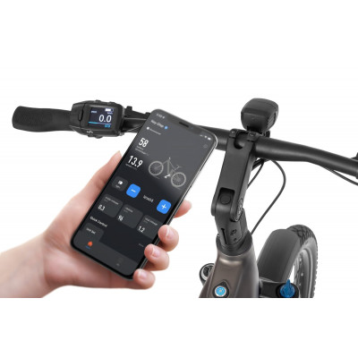 Rower elektryczny Ecobike Dare tytanowy