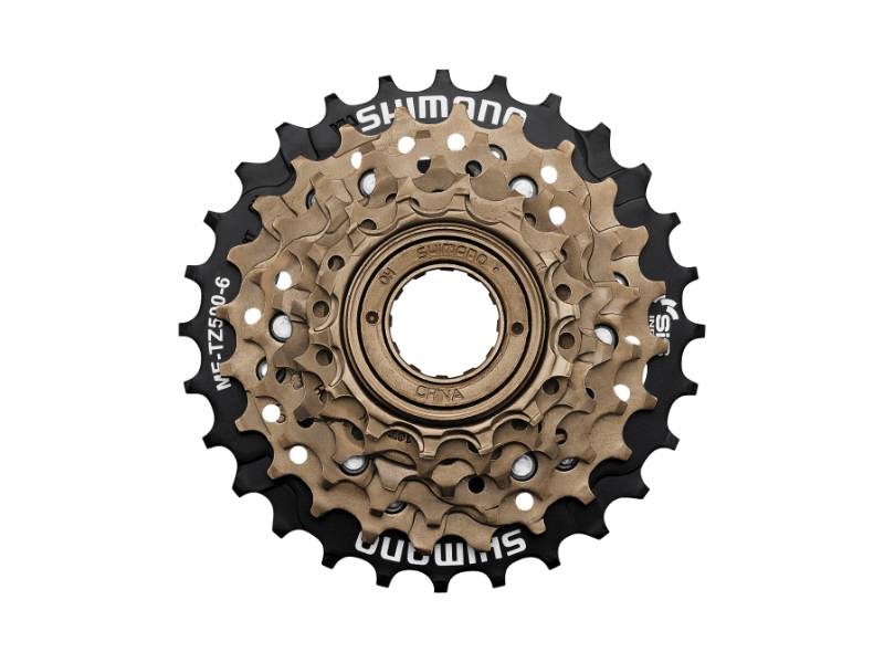 Wolnobieg wielorzędowy Shimano MF-TZ500-6 6 rzędów 14–16–18–21–24–28T bez osłoną szprych