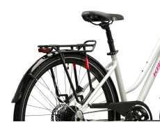 Rower trekkingowy Kross Trans 5.0 szaro-różowy 2025