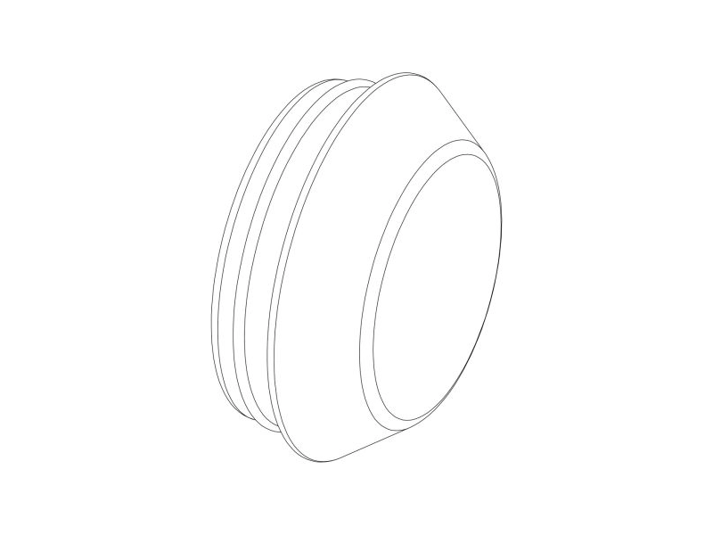 Thule Wheel Cap - 18" Rear Wheel- Grey