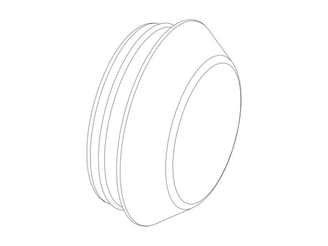 Thule Wheel Cap - 18" Rear Wheel- Grey