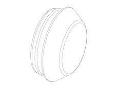 Thule Wheel Cap - 18" Rear Wheel- Grey