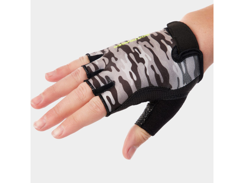 Rękawiczki rowerowe dziecięce Bontrager czarno-szare