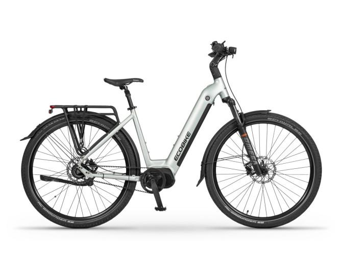 Rower elektryczny Ecobike LX 400 arctic silver