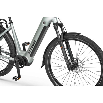 Rower elektryczny Ecobike LX 400 arctic silver