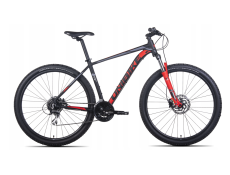 Rower MTB Unibike Mission 29" czarno-czerwony 2023