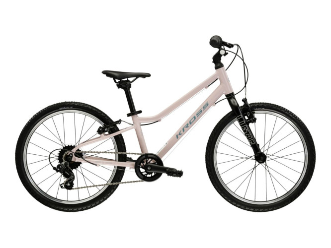 Rower Kross Liftie 20" różowo-grafitowy mat