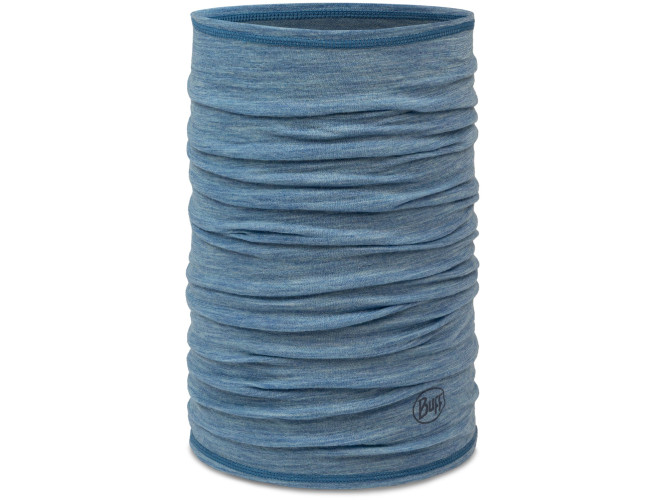 Chusta Merino Buff Lightweight solid lakeblue
