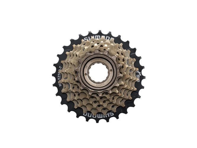 Wolnobieg wielorzędowy Shimano MF-TZ500-7 7 rzędów 14–16–18–20–22–24–28T bez osłony szprych